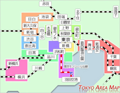 東京の地図